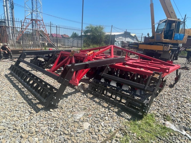 Борона дисковая прицепная БДН 6х4П цельнорамная, 56 рабочих органа купить в Махачкале – «БДН-АгроКубань», 2